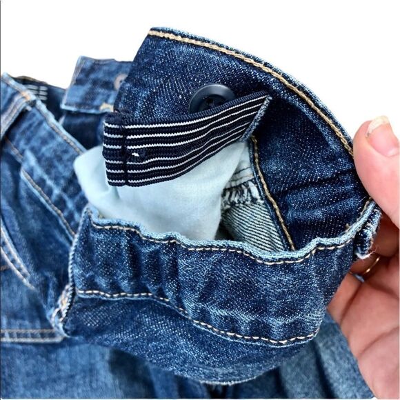 OSHKOSH B’GOSH Straight Blue Jeans W/ Adjustable Belt Boys Size 14H - Picture 6 of 6